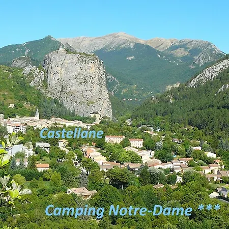 Camping Notre Dame Castellane Esterno foto